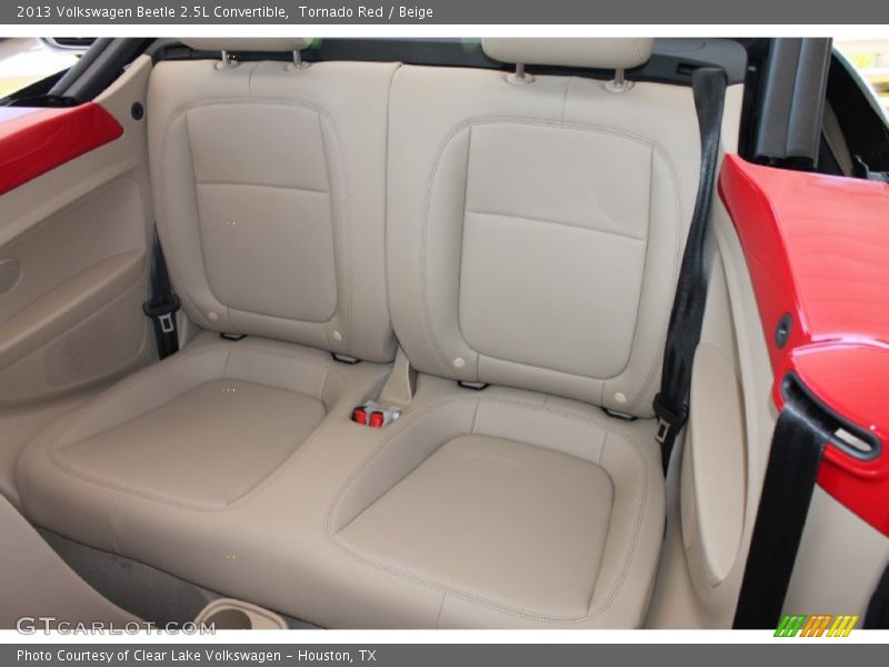Tornado Red / Beige 2013 Volkswagen Beetle 2.5L Convertible