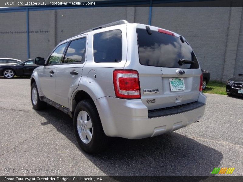 Ingot Silver Metallic / Stone 2010 Ford Escape XLT