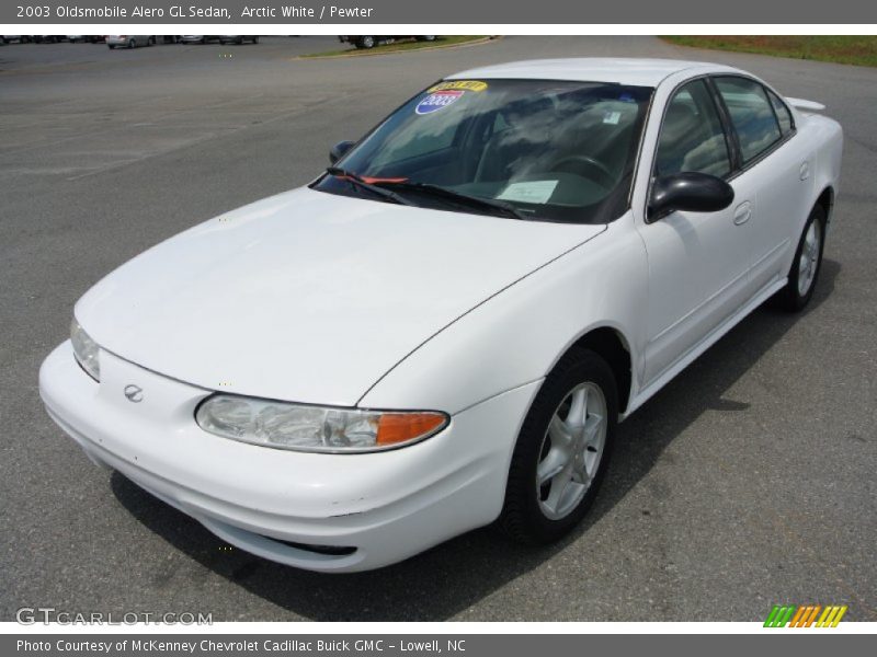 Arctic White / Pewter 2003 Oldsmobile Alero GL Sedan