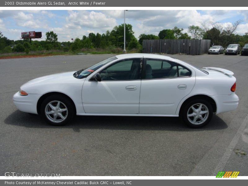 Arctic White / Pewter 2003 Oldsmobile Alero GL Sedan