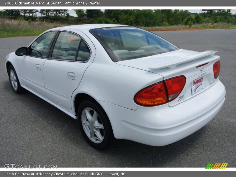 Arctic White / Pewter 2003 Oldsmobile Alero GL Sedan