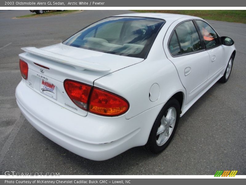 Arctic White / Pewter 2003 Oldsmobile Alero GL Sedan