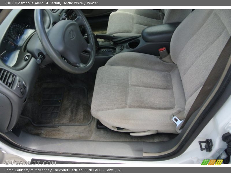 Arctic White / Pewter 2003 Oldsmobile Alero GL Sedan