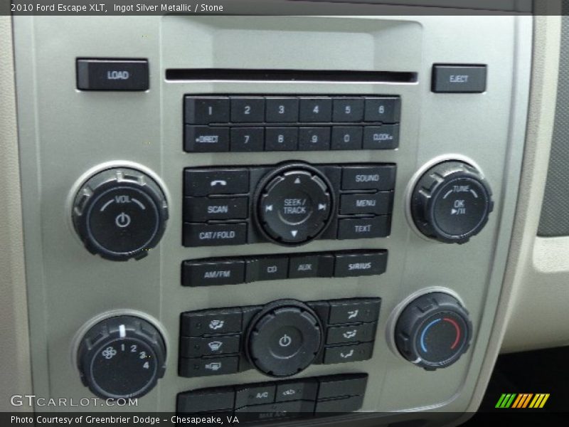 Ingot Silver Metallic / Stone 2010 Ford Escape XLT
