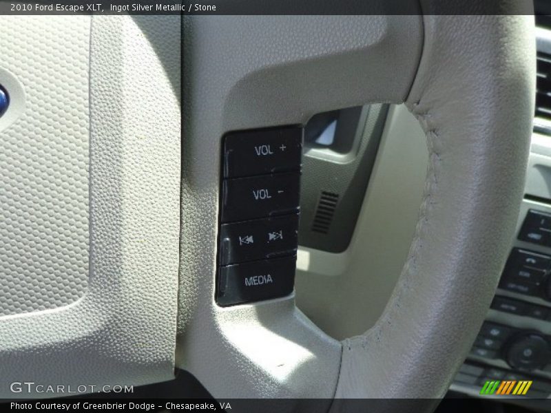 Ingot Silver Metallic / Stone 2010 Ford Escape XLT