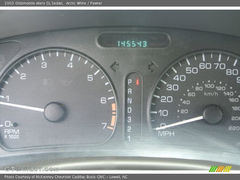 Arctic White / Pewter 2003 Oldsmobile Alero GL Sedan