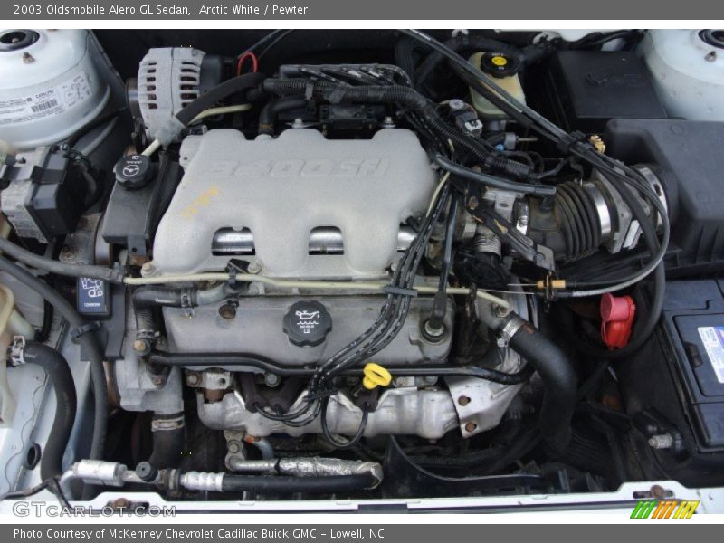 Arctic White / Pewter 2003 Oldsmobile Alero GL Sedan