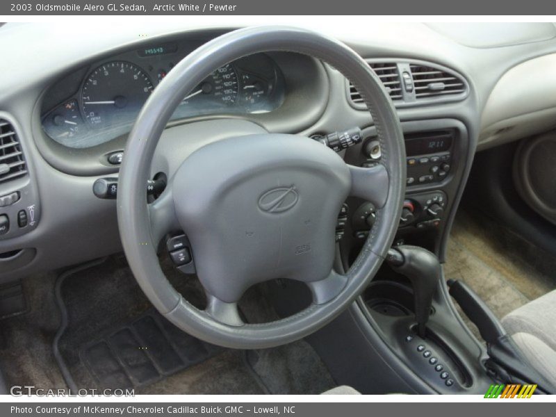 Arctic White / Pewter 2003 Oldsmobile Alero GL Sedan