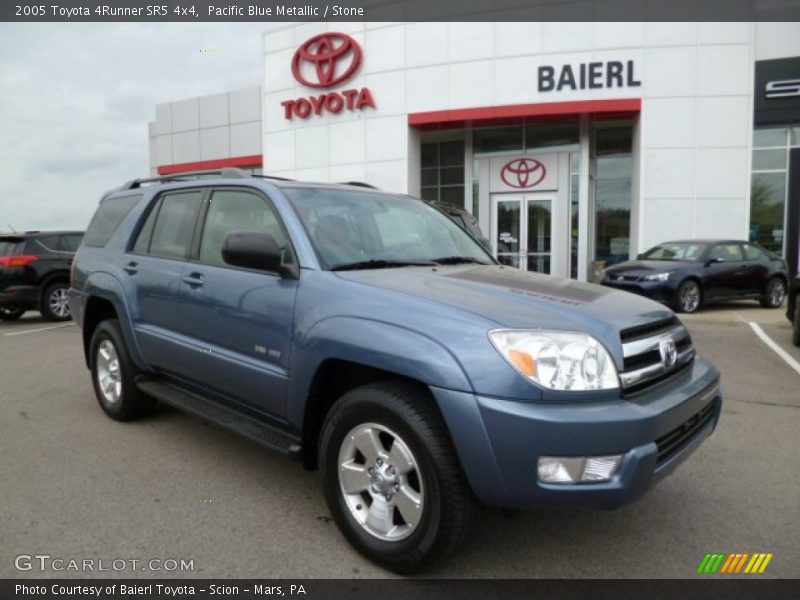 Pacific Blue Metallic / Stone 2005 Toyota 4Runner SR5 4x4