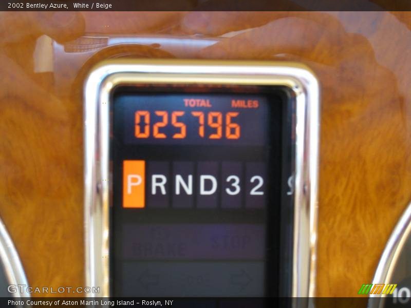 White / Beige 2002 Bentley Azure
