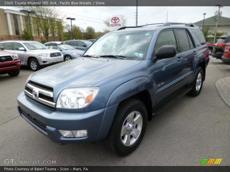 Pacific Blue Metallic / Stone 2005 Toyota 4Runner SR5 4x4