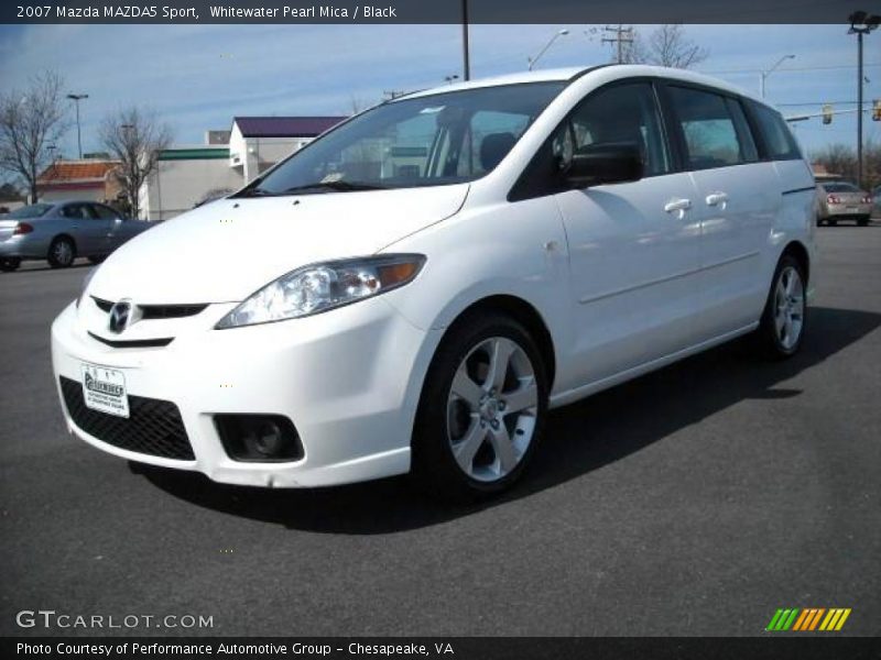 Whitewater Pearl Mica / Black 2007 Mazda MAZDA5 Sport