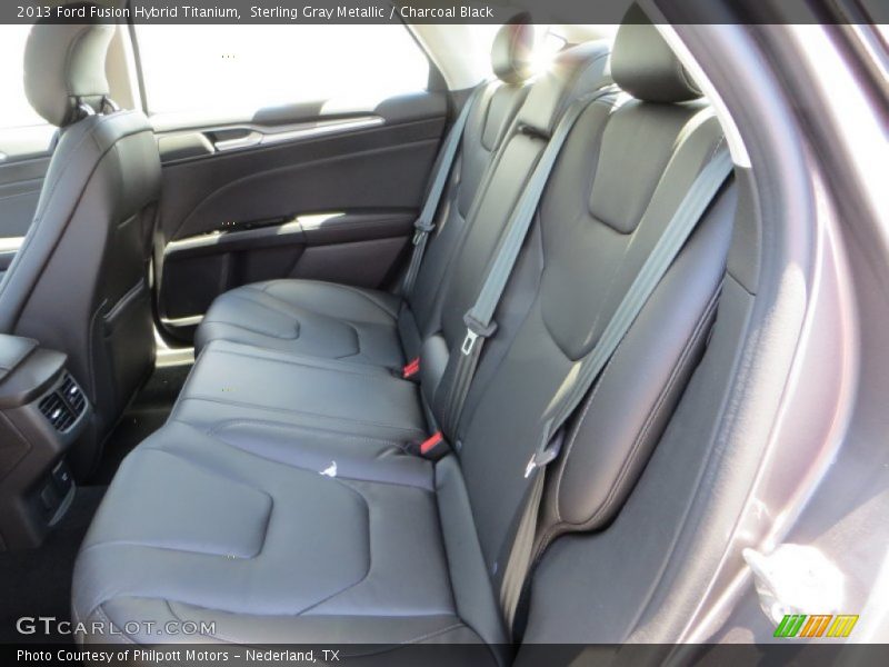 Rear Seat of 2013 Fusion Hybrid Titanium