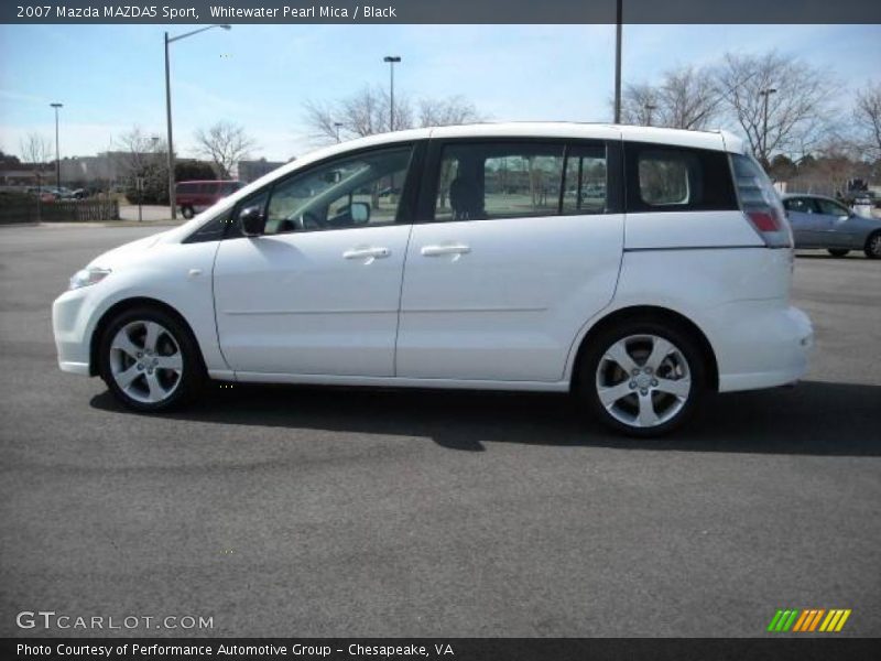 Whitewater Pearl Mica / Black 2007 Mazda MAZDA5 Sport