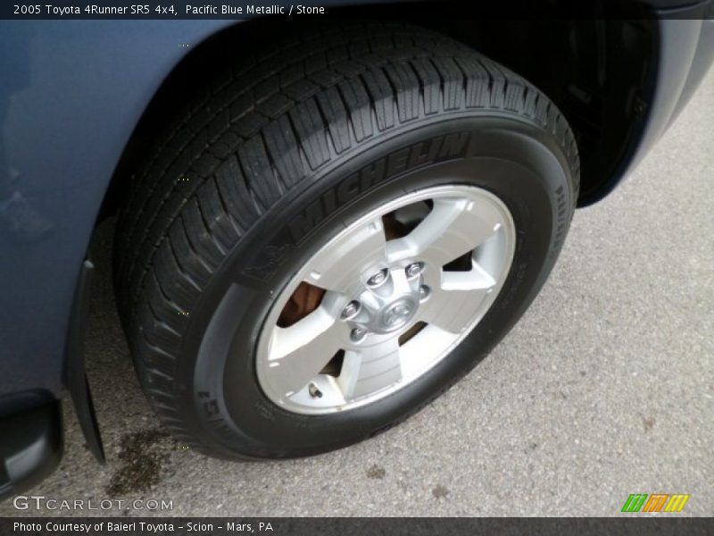 Pacific Blue Metallic / Stone 2005 Toyota 4Runner SR5 4x4