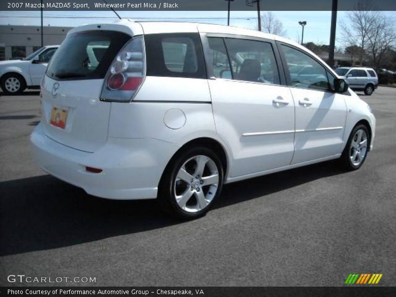 Whitewater Pearl Mica / Black 2007 Mazda MAZDA5 Sport