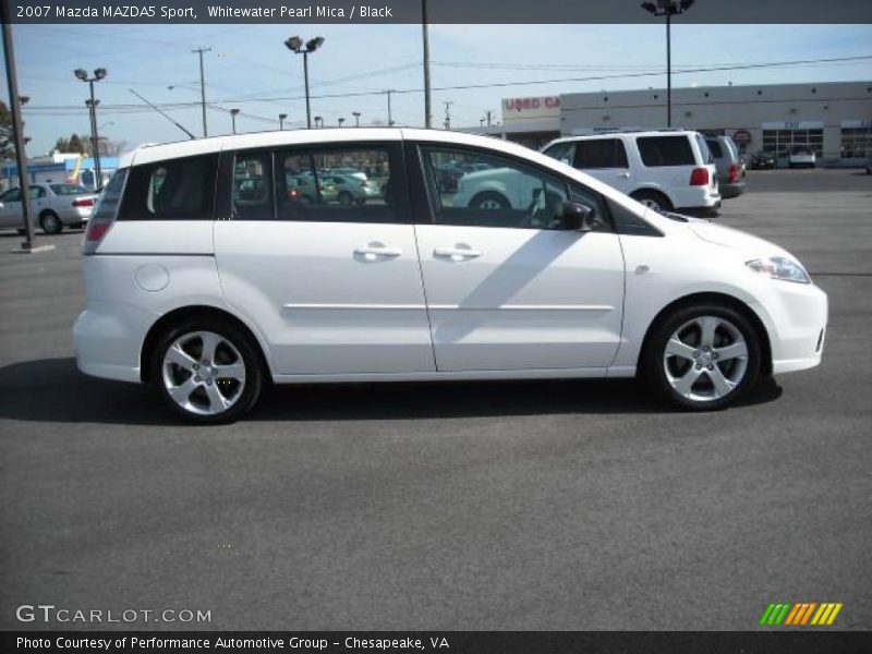 Whitewater Pearl Mica / Black 2007 Mazda MAZDA5 Sport