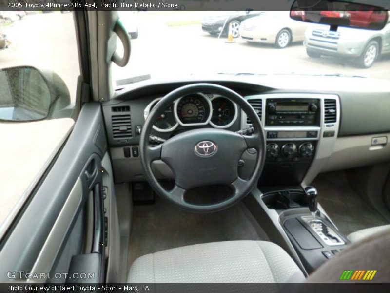 Pacific Blue Metallic / Stone 2005 Toyota 4Runner SR5 4x4