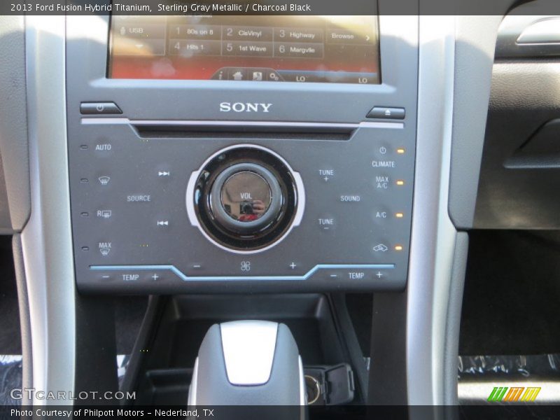 Controls of 2013 Fusion Hybrid Titanium
