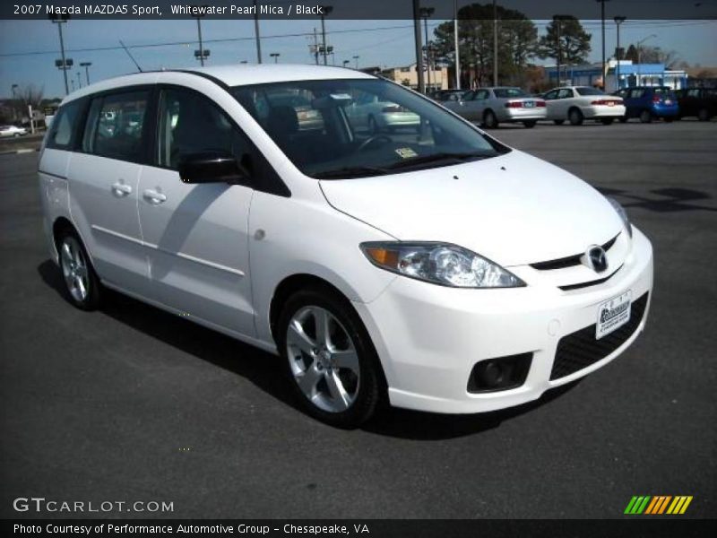 Whitewater Pearl Mica / Black 2007 Mazda MAZDA5 Sport