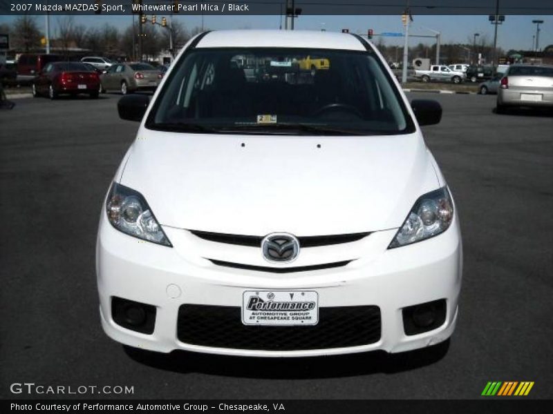 Whitewater Pearl Mica / Black 2007 Mazda MAZDA5 Sport