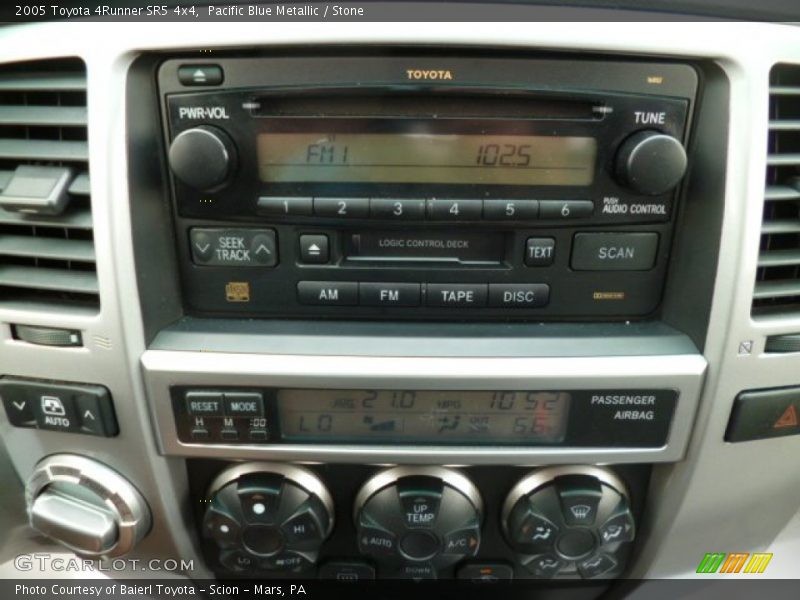 Pacific Blue Metallic / Stone 2005 Toyota 4Runner SR5 4x4