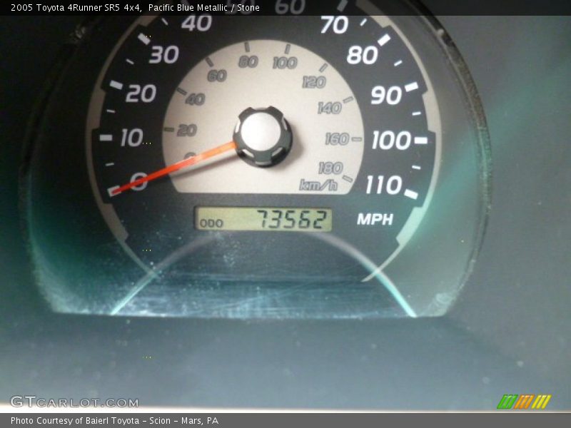 Pacific Blue Metallic / Stone 2005 Toyota 4Runner SR5 4x4