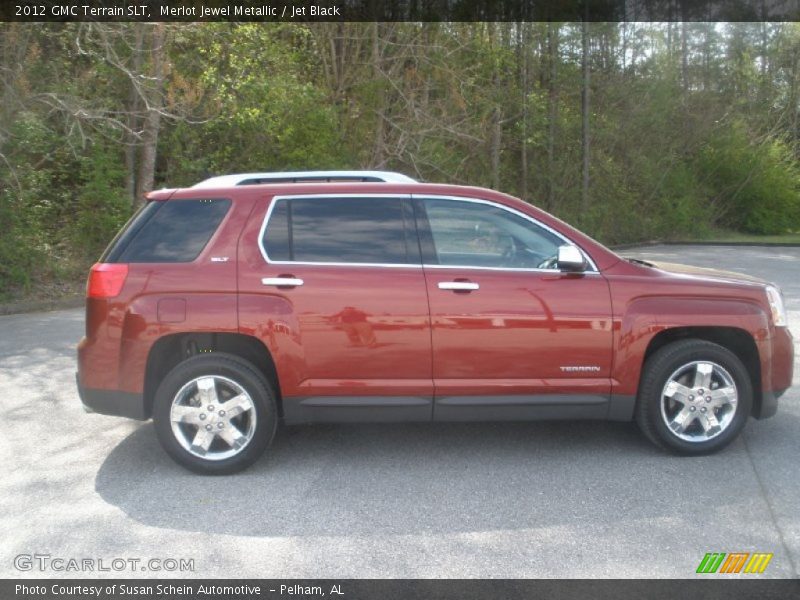 Merlot Jewel Metallic / Jet Black 2012 GMC Terrain SLT