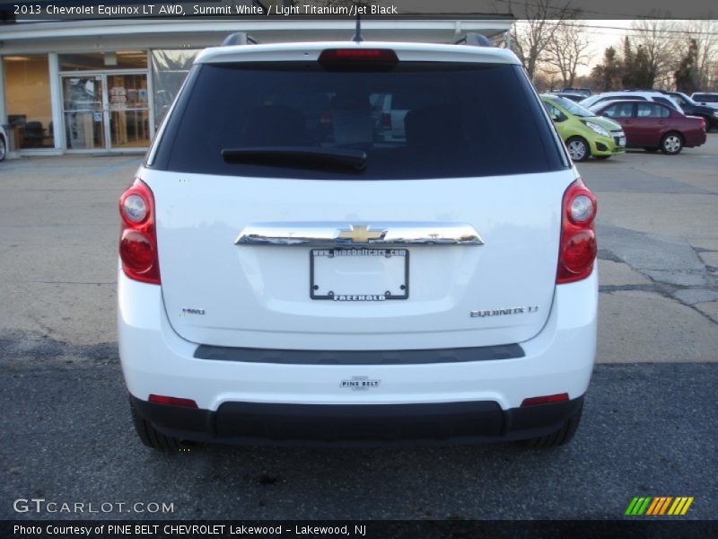 Summit White / Light Titanium/Jet Black 2013 Chevrolet Equinox LT AWD