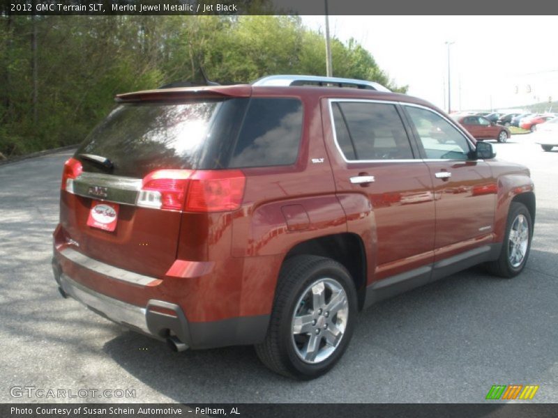 Merlot Jewel Metallic / Jet Black 2012 GMC Terrain SLT