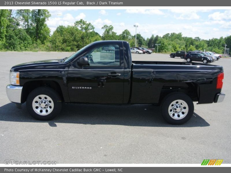 Black / Dark Titanium 2013 Chevrolet Silverado 1500 LS Regular Cab