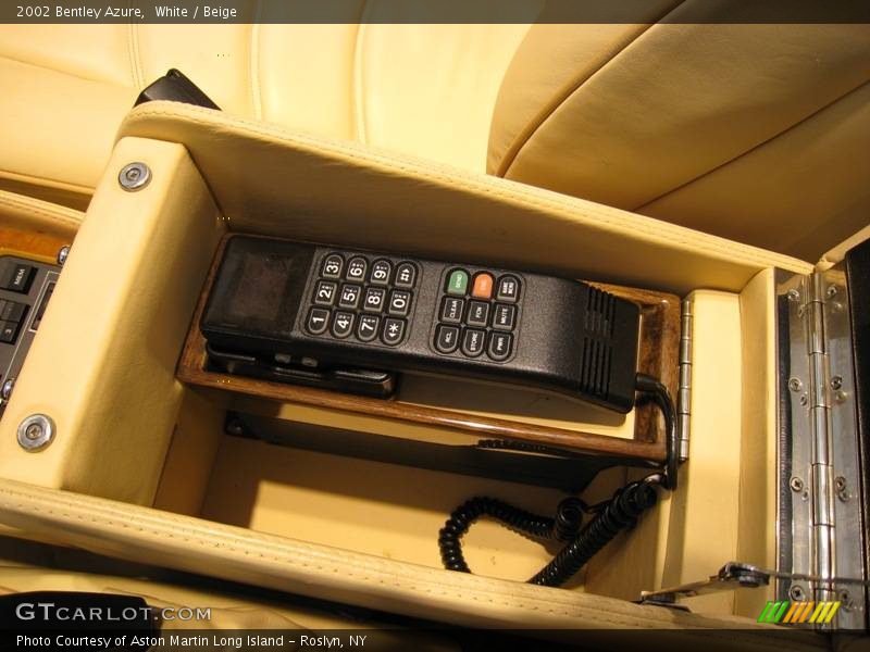 White / Beige 2002 Bentley Azure