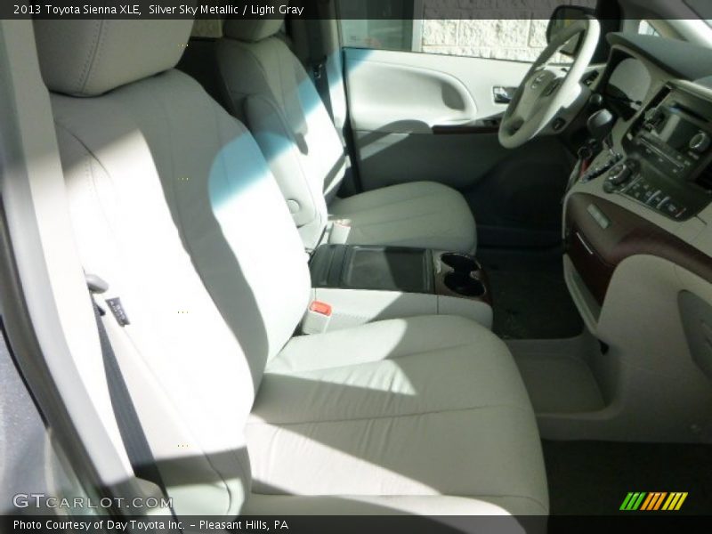 Silver Sky Metallic / Light Gray 2013 Toyota Sienna XLE