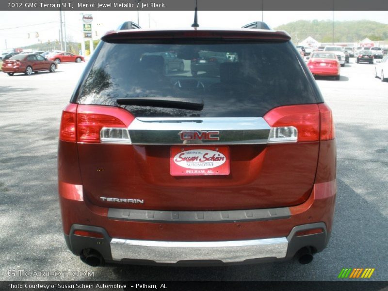 Merlot Jewel Metallic / Jet Black 2012 GMC Terrain SLT