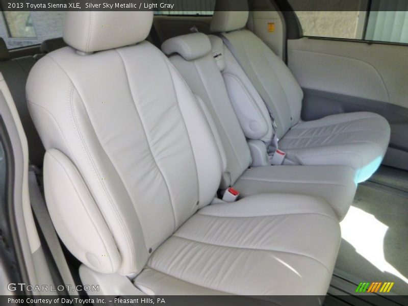Silver Sky Metallic / Light Gray 2013 Toyota Sienna XLE