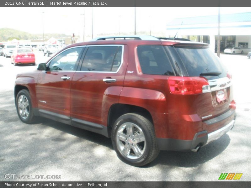 Merlot Jewel Metallic / Jet Black 2012 GMC Terrain SLT