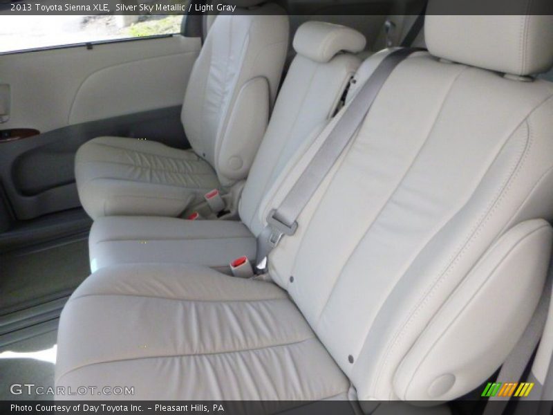 Silver Sky Metallic / Light Gray 2013 Toyota Sienna XLE