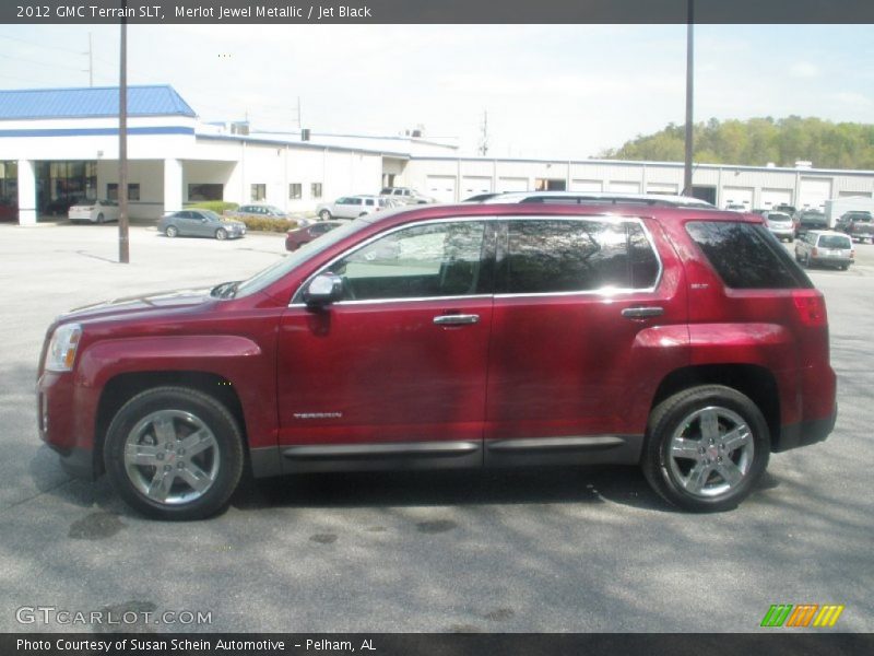 Merlot Jewel Metallic / Jet Black 2012 GMC Terrain SLT