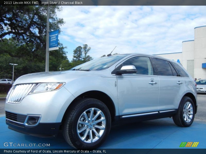 Ingot Silver / Charcoal Black 2013 Lincoln MKX FWD