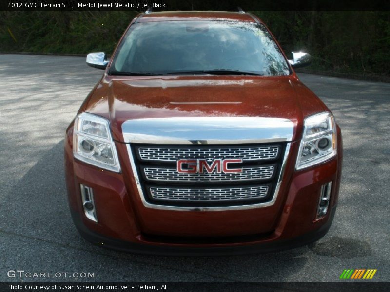Merlot Jewel Metallic / Jet Black 2012 GMC Terrain SLT