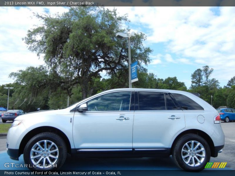 Ingot Silver / Charcoal Black 2013 Lincoln MKX FWD