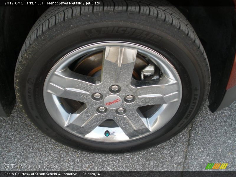 Merlot Jewel Metallic / Jet Black 2012 GMC Terrain SLT