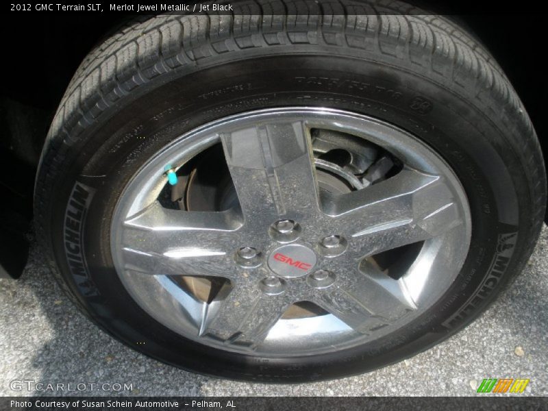 Merlot Jewel Metallic / Jet Black 2012 GMC Terrain SLT