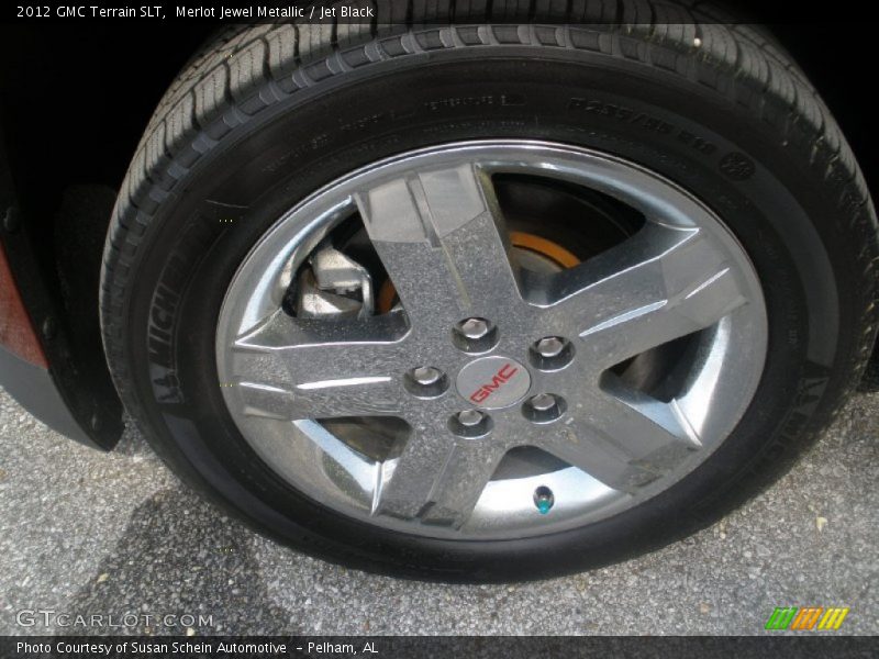 Merlot Jewel Metallic / Jet Black 2012 GMC Terrain SLT