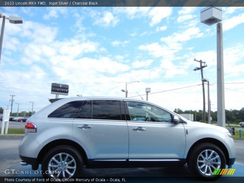 Ingot Silver / Charcoal Black 2013 Lincoln MKX FWD