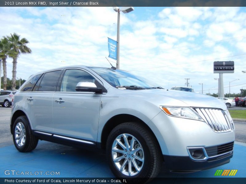 Ingot Silver / Charcoal Black 2013 Lincoln MKX FWD