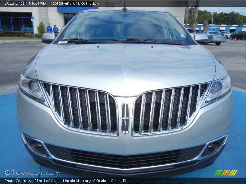 Ingot Silver / Charcoal Black 2013 Lincoln MKX FWD