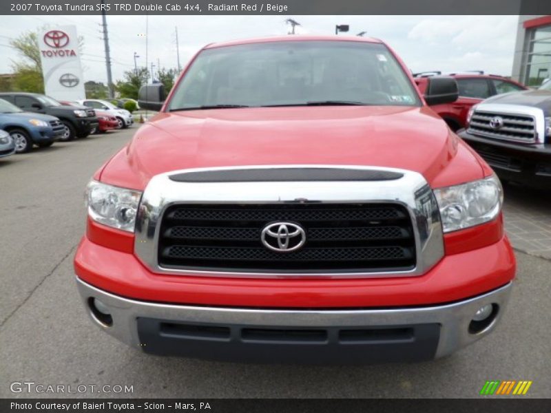 Radiant Red / Beige 2007 Toyota Tundra SR5 TRD Double Cab 4x4