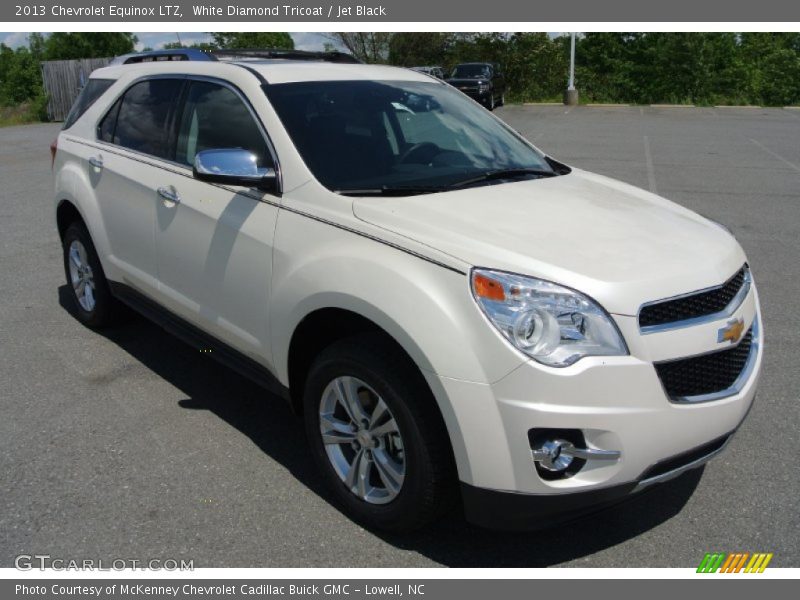 White Diamond Tricoat / Jet Black 2013 Chevrolet Equinox LTZ