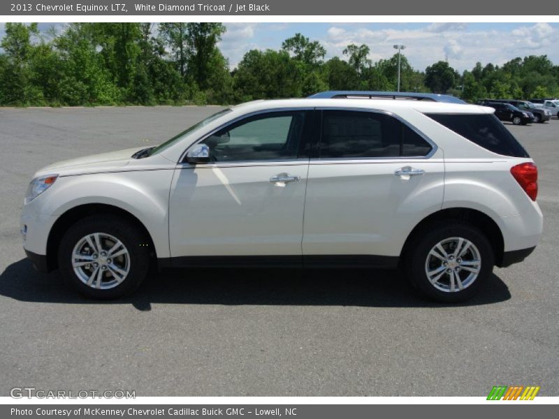 White Diamond Tricoat / Jet Black 2013 Chevrolet Equinox LTZ
